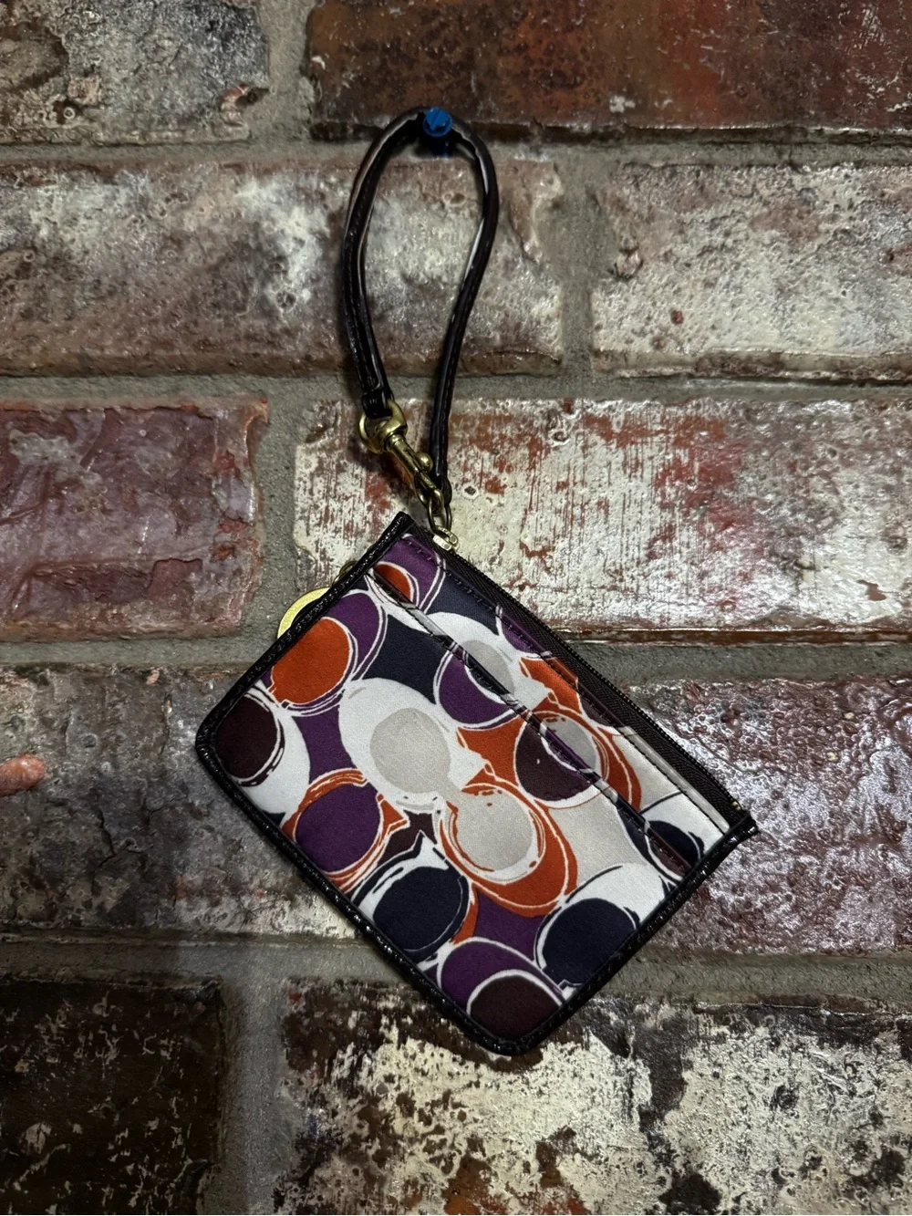Authentic Y2K Ashely Scarf print coach set. Handbag, wallet and card case.